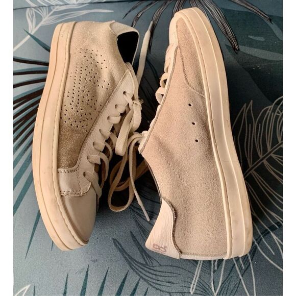 P448 John Sneaker ITALY Low Suede Leather GYM SHOE women’s 7 37 - Picture 8 of 11